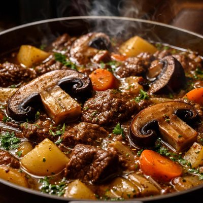 Image of Winter Portabella Mushroom Stew