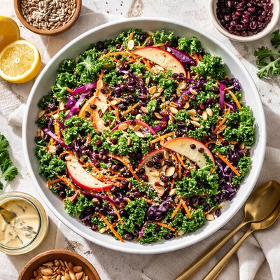 Image of Winter Slaw of Kale and Cabbage