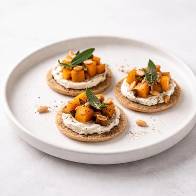 Image of Winter Squash and Sage Blini