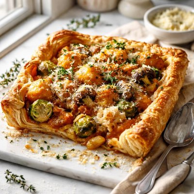 Image of Winter Vegetable Croustade Au Gratin