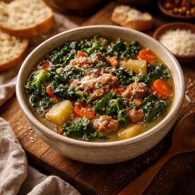 Image of Wintery Kale Soup