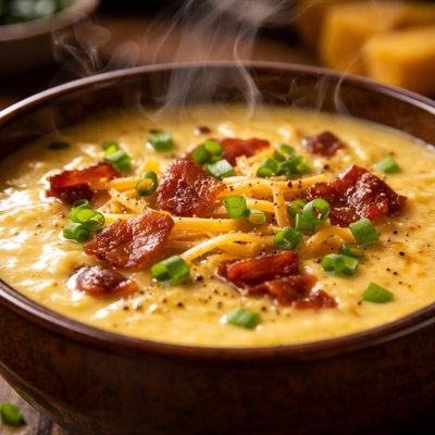 Image of Wisconsin Cheddar Cheese Beer Soup