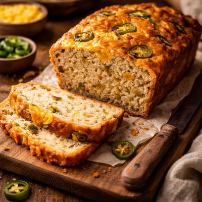 Image of Wisconsin Cheddar Jalapeno Bread