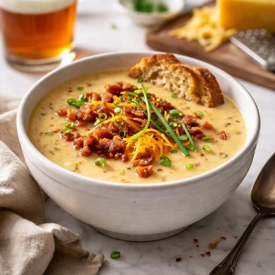 Image of Wisconsin Cheese N Beer Soup