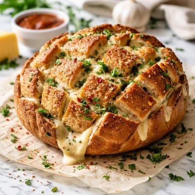 Image of Wisconsin Cheese Pull Apart Bread