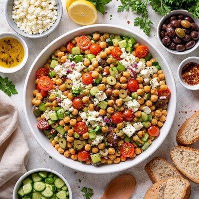 Image of Wisconsin Garbanzo Beans Feta Cheese