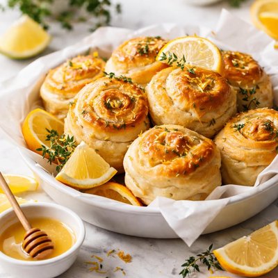 Image of Wish I Made More Yeast Potato Lem Orange Rolls