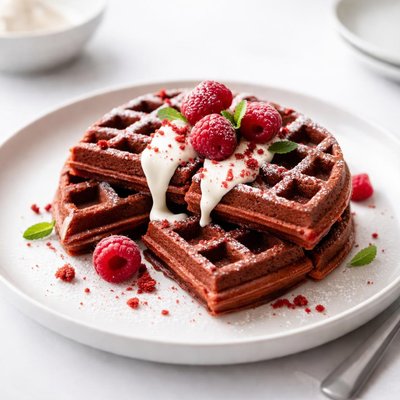 Image of Wolfgang Puck Red Velvet Cake Waffles