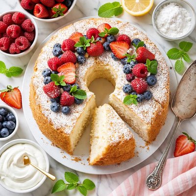 Image of Wonderful Angel Food Cake