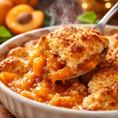 Image of Wonderful Apricot Cobbler