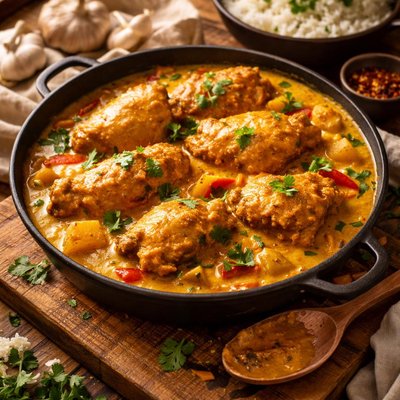 Image of Wonderful Chicken W Curry Sauce