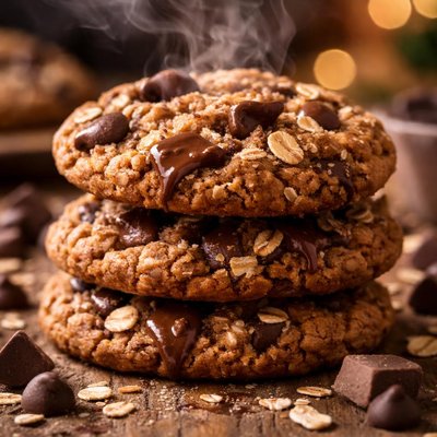Image of Wonderful Chocolate Oat Chip Cookies