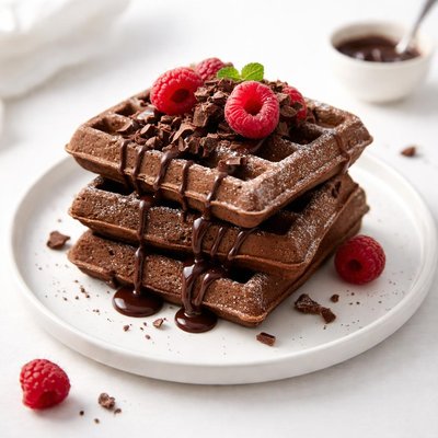 Image of Wonderful Chocolate Waffles