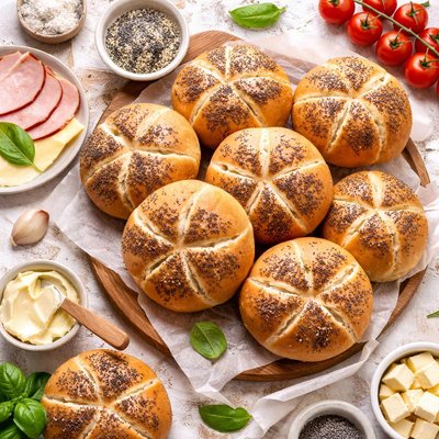 Image of Wonderful Homemade Kaiser Rolls