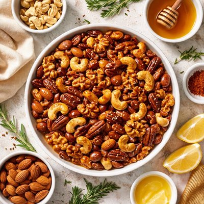 Image of Wonderful Microwave Honey Roasted Nuts