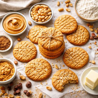 Image of Wonderful Peanut Butter Cookies