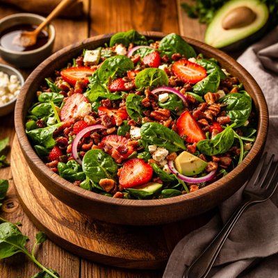 Image of Wonderful Spinach Salad