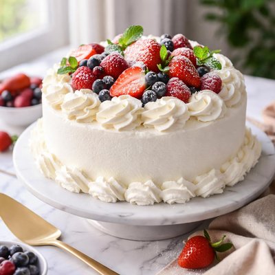 Image of Wonderfully Wonderful Whipped Cream Cake