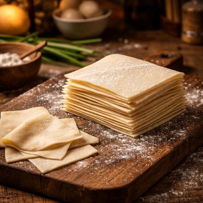 Image of Wonton Wrappers Made at Home