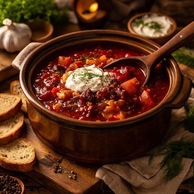 Image of Workday Borscht Vegetarian Crock Pot