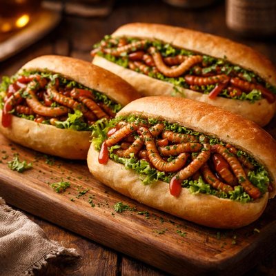 Image of Worm Sandwiches