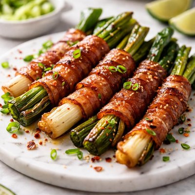 Image of Wrapped Scallions