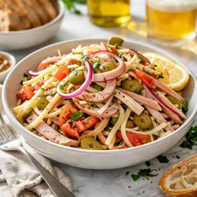 Image of Wurst Salat Pork Sausage and Cheese Salad