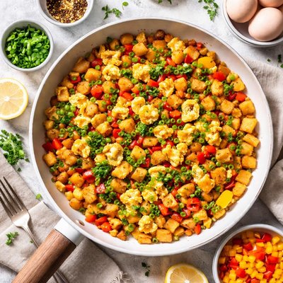 Image of Ww 2 Points Potato Pepper and Egg Scramble