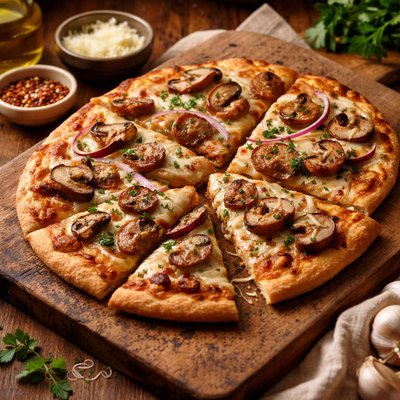 Image of Ww 4 Points Grilled Mushroom Sausage Pizza