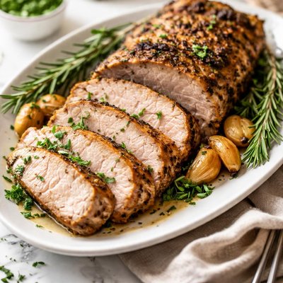 Image of Ww 5 Points Rosemary and Garlic Grilled Pork Loin