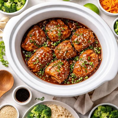 Image of Ww 6 Points Crock Pot Teriyaki Chicken