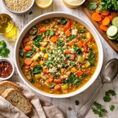 Image of Ww Barley Vegetable Soup