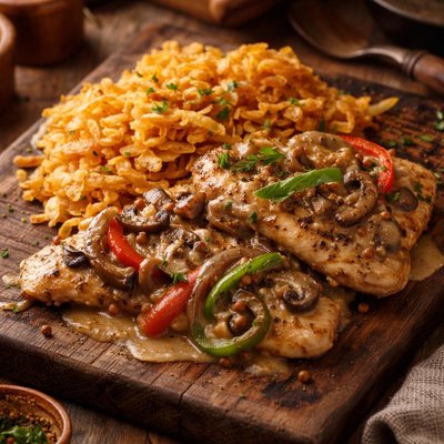 Image of Ww Chicken Pepper Steak with Hash Browns