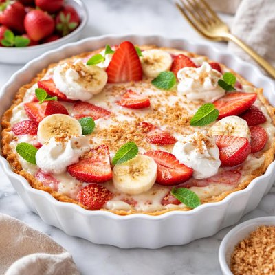Image of Ww Crustless Strawberry Banana Pie