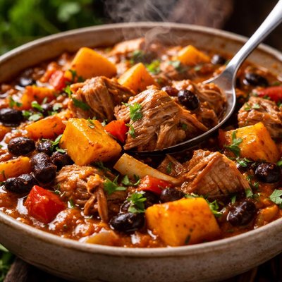 Image of Ww Cuban Style Pork and Sweet Potato Slow Cooker Stew