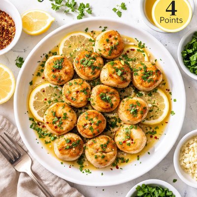 Image of Ww Garlicky Lemon Scallops 4 Points