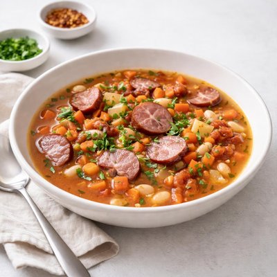Image of Ww Kielbasa Bean Slow Cooker Soup