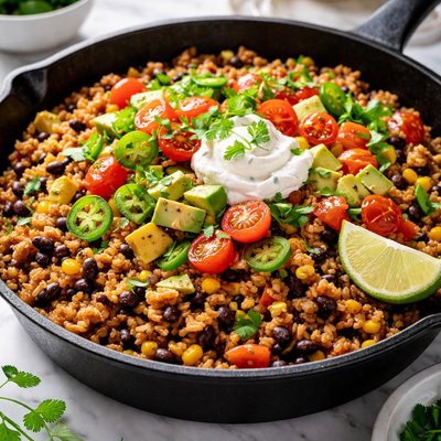 Image of Ww Low Fat Taco Beef Skillet Dinner