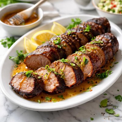 Image of Ww North Carolina Bbq Pork Tenderloin with Mop Sauce