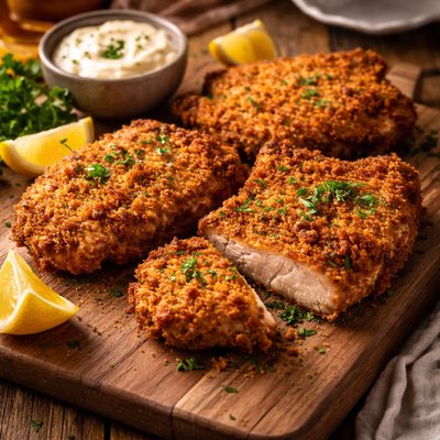 Image of Ww Oven Fried Pork Chops 5 Points