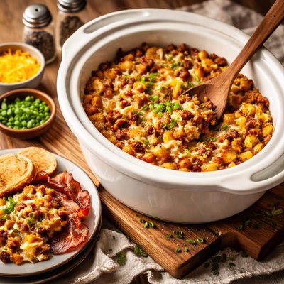 Image of X Lazy Early Riser Crock Pot Breakfast