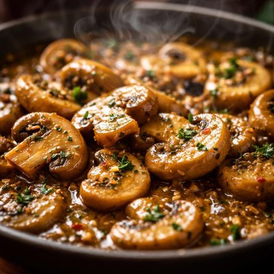 Image of Xampinyons En Salsa Mushrooms in Sauce