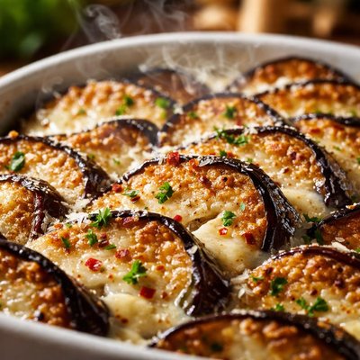 Image of Xcellent Scalloped Eggplant Aubergine