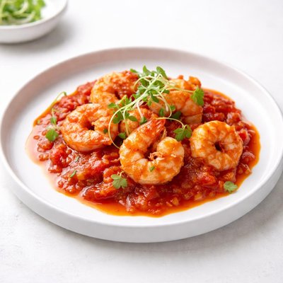 Image of Xihongshi Jiang Stir Fried Shrimp in Tomato Sauce