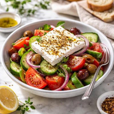 Image of Xoriatiki Greek Village Salad