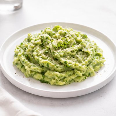 Image of Xtreme Green Cheesy Mashed Potatoes
