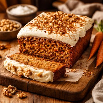 Image of Vegan Xylitol Carrot Cake