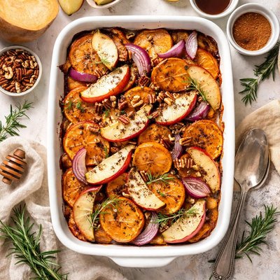 Image of Yam and Apple Bake