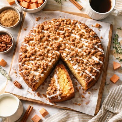 Image of Yam Streusel Coffee Cake