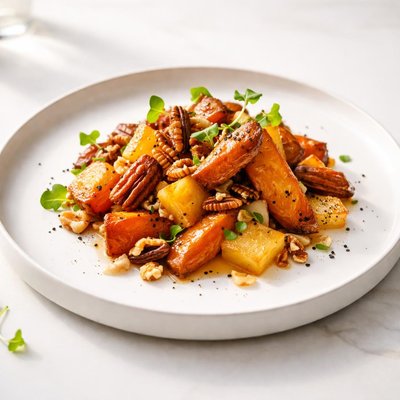 Image of Yams or Sweet Potatoes with Pineapple and Nuts